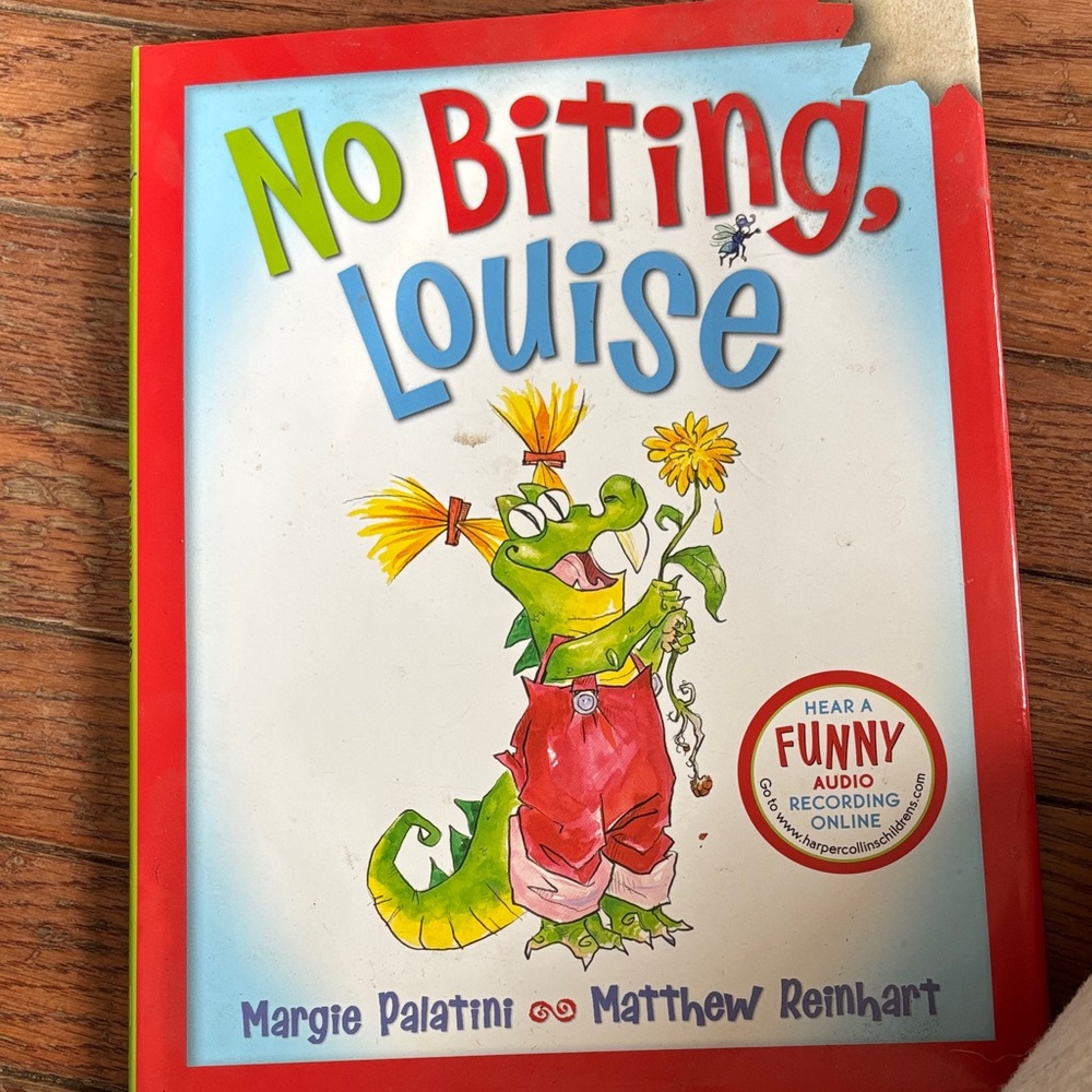 No Biting, Louise Children's Book